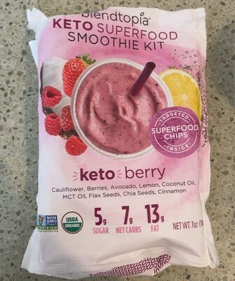 Keto Berry Keto Superfood Smoothie Kit, Keto Berry