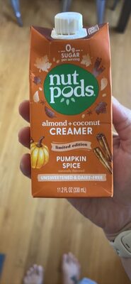 Pumpkin Spice Almond + Coconut Creamer, Pumpkin Spice