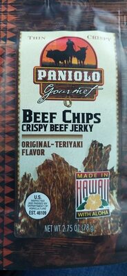 Original-Teriyaki Crispy Beff Jerky Chips, Original-Teriyaki