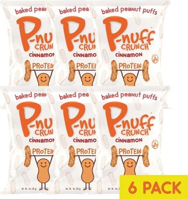 Cinnamon Protein Baked Peanut Puffs, Cinnamon