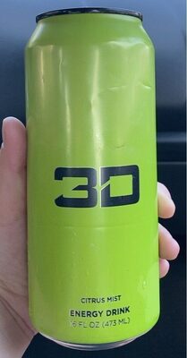 Citrus Mist Energy Drink, Citrus Mist