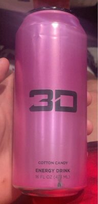 Cotton Candy Energy Drink, Cotton Candy