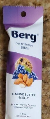 Almond Butter & Jelly Oat N' Energy Bites, Almond Butter; Jelly