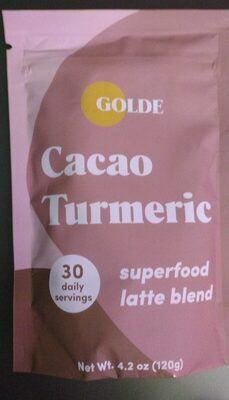 Cacao Turmeric Superfood Latte Blend, Cacao Turmeric