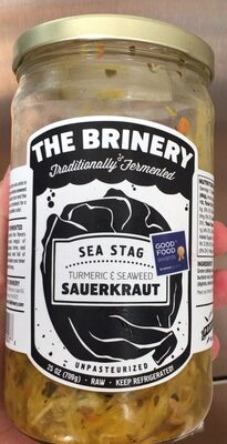 Sea Stag Sauerkraut, Turmeric & Seaweed
