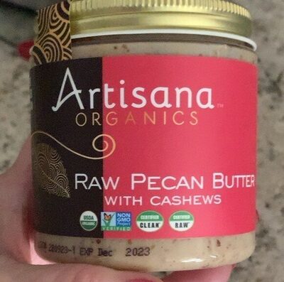 Raw Pecan Butter With Cashews, Cashews