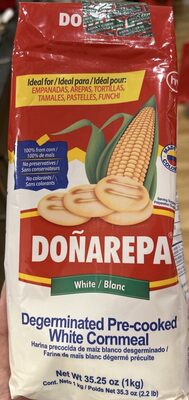 Degerminated Pre-Cooked White Cornmeal Flour