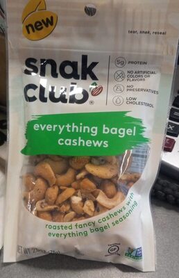 Everything Bagel Flavored Cashews, Everything Bagel