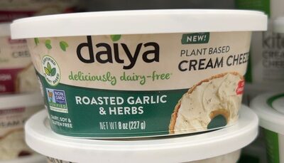 Roasted Garlic & Herbs Plant Based Cream Cheeze, Roasted Garlic & Herbs