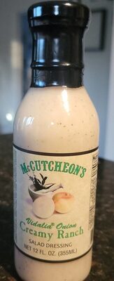 Creamy Ranch Vidalia Onion Salad Dressing, Creamy Ranch
