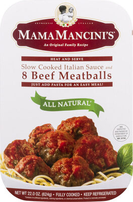 Italian Style Sauce Beef Meatballs