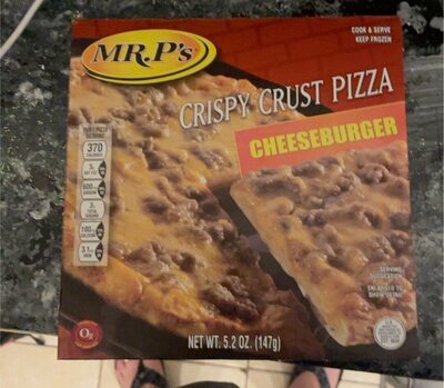 Cheeseburger Crispy Crust Pizza, Cheeseburger