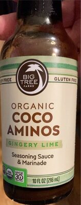 Gingery Lime Organic Coco Aminos Seasoning Sauce & Marinade, Gingery Lime