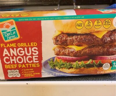 Flame Grilled Angus Choice Beef Patties, Angus Choice Beef