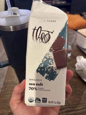 Dark Chocolate Organic Sea Salt, Dark Chocolate