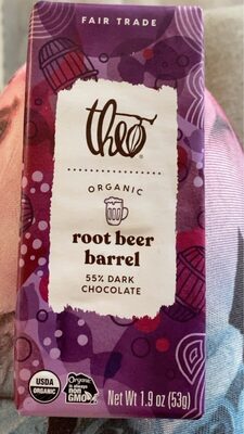 Root Beer Barrel Organic 55% Dark Chocolate, Root Beer Barrel