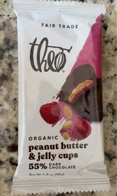 Peanut Butter & Jelly Organic Cups, Peanut Butter & Jelly