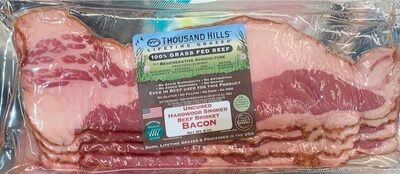 Uncured Hardwood Smoked Beef Brisket Bacon, Uncured Hardwood Smoked Beef Brisket