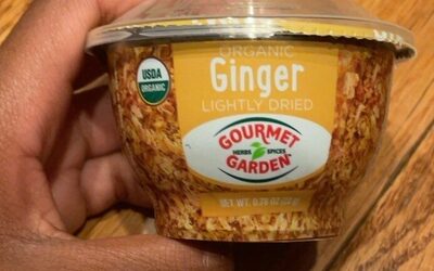 Organic Lightly Dried Ginger 