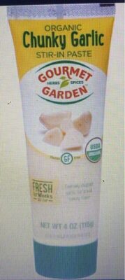 Organic Chunky Garlic Paste, Chunky