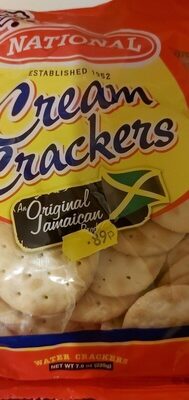 Cream Crackers, Cream