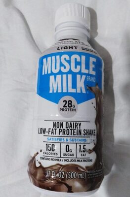 Chocolate Light Non Dairy Low-Fat Protein Shake, Chocolate