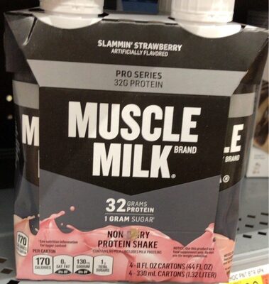Pro Series Protein 32 Grams Shake, Slammin' Strawberry, Slammin' Strawberry