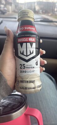 Genuine Zero Sugar Non-Dairy Protein 25 Grams Shake, Vanilla Creme, Vanilla Creme