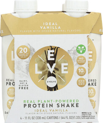 Plant-Based Protein 20 G Shake, Creamy Vanilla, Creamy Vanilla