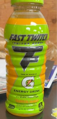Tropical Mango Zero Sugar Energy Drink, Tropical Mango