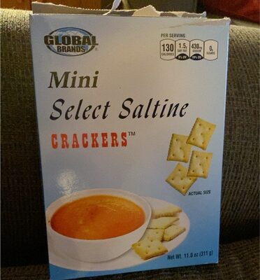 Select Saltine Mini Crackers, Select Saltine