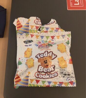 Birthday Flavored The Original Teddy Bear Cookies, Birthday