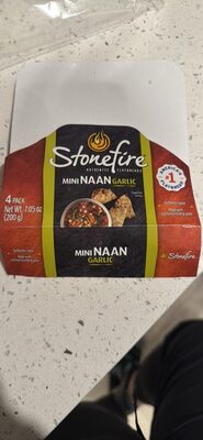 Mini Garlic Naan, Garlic