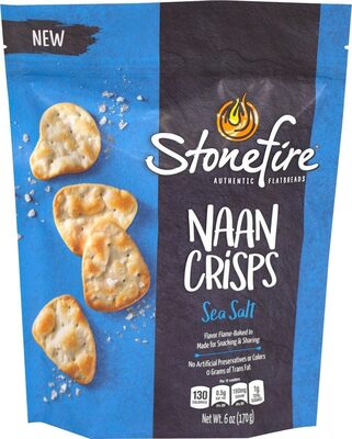 Sea Salt Naan Crisps, Sea Salt