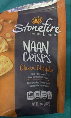 Classic Cheddar Naan Crisps, Cheddar