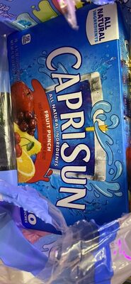 Capri Sun Fruit Punch Flavored Juice Drink Blend