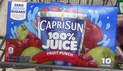Fruit Punch Flavored 100% Juice Blend, Fruit Punch