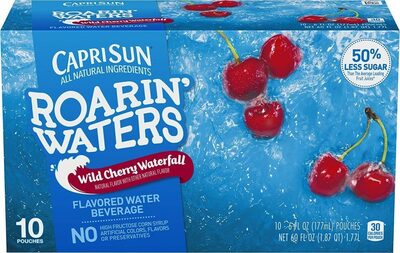 Wild Cherry Waterfall Flavored Water Beverage, Wild Cherry Waterfall