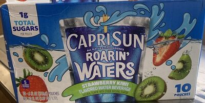 Roarin' Waters Strawberry Kiwi Surf Flavored Water Beverage, Strawberry; Kiwi