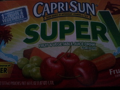 Fruit Punch Flavored Fruit & Vegetable Juice Drink From Concentrate, Fruit Punch