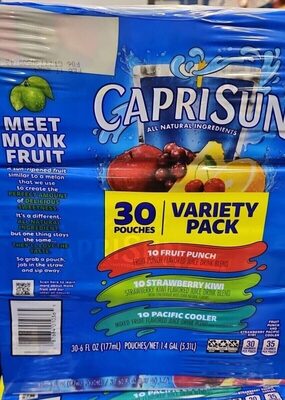 Capri Sun Juice Drink Blend Variety Pack, 6 Fl Oz, 30 Count