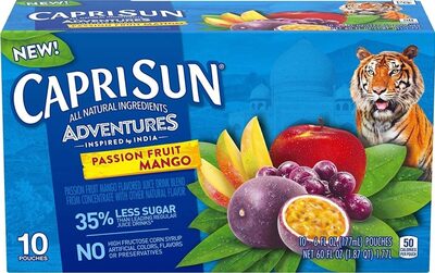 Passion Fruit Mango Adventures Flavored Juice Drink Blend From Concentrate, Passion Fruit Mango