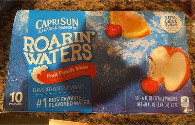Capri Sun Roarin' Waters Flavored Water Beverage Variety Pack, 6 Fl Oz, 30 Count