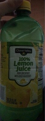 100% Lemon Juice From Concentrate, Lemon