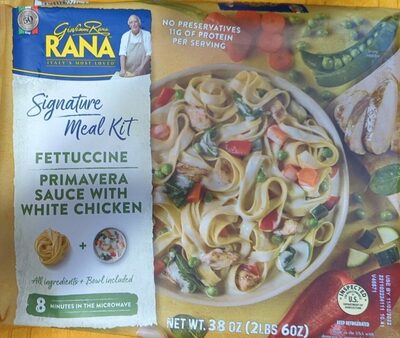 Fettuccine Primavera Sauce With White Chicken Signature Meal Kit