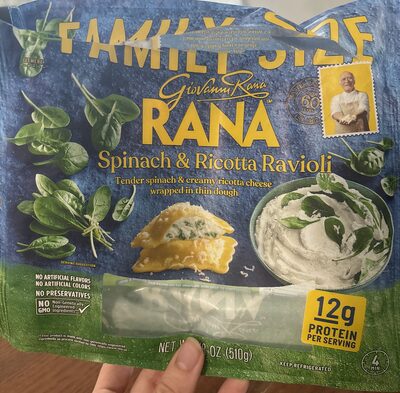 Spinach & Ricotta Ravioli, Spinach & Ricotta