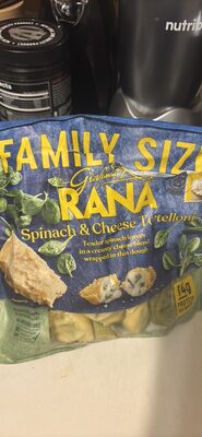 Family Size Tortelloni Thin Pasta, Spinach & Cheese