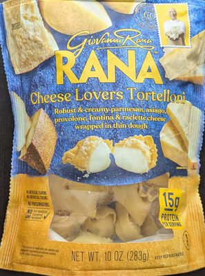 Cheese Lovers Tortelloni, Ricotta, Mascarpone, Parmigiano Reggiano, Mozzarella & Pecorino Romano - Robust Flavor