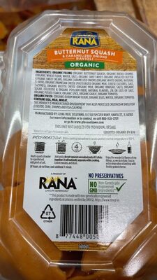 Butternut Squash & Caramelized Onions Ravioli, Butternut Squash & Caramelized Onions