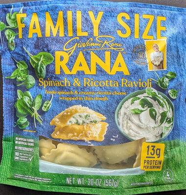 Spinach & Ricotta Ravioli , Spinach; Ricotta